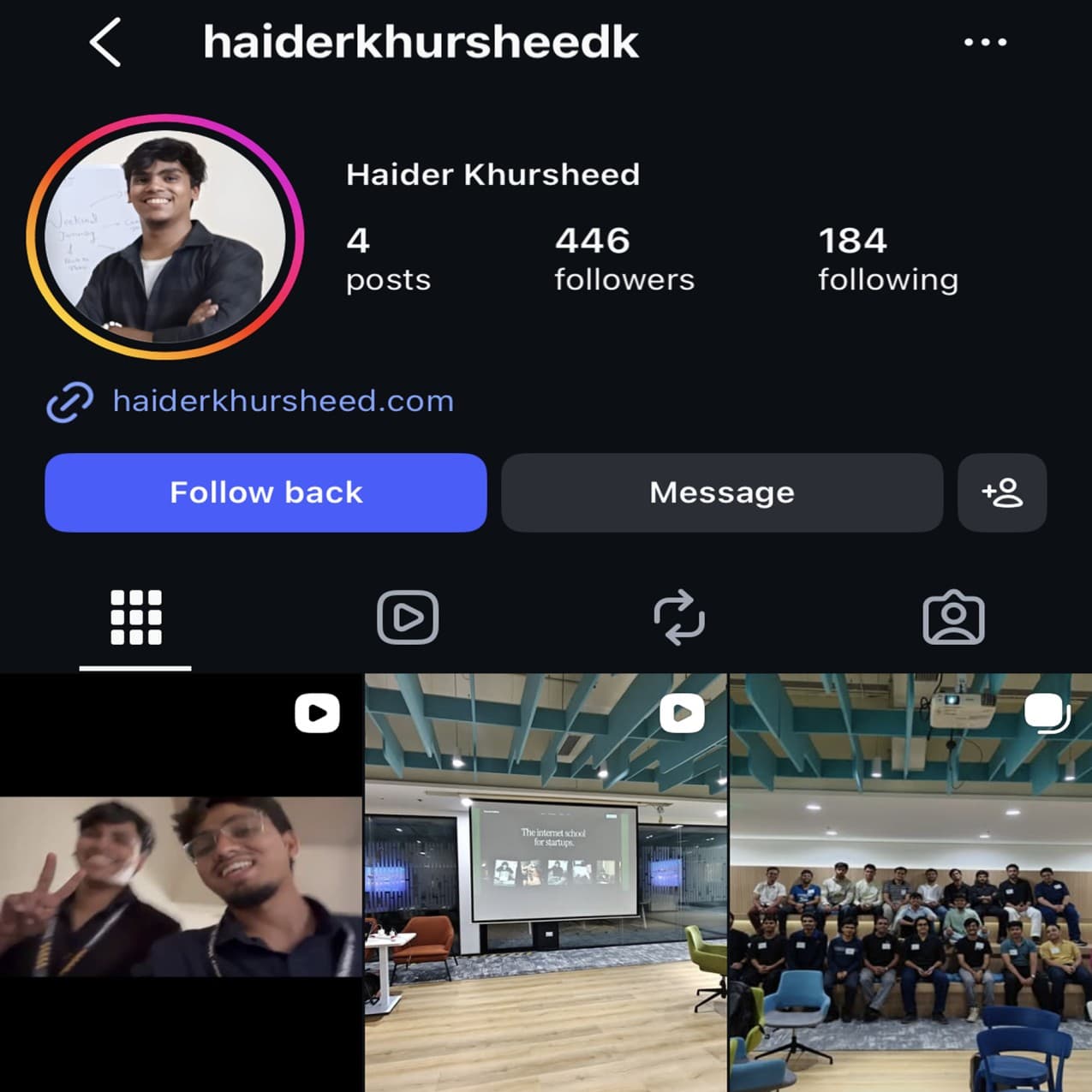 Haider Khursheed - Instagram